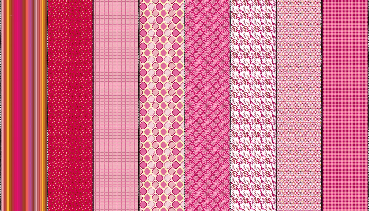 Lollie Jar Pink - by Jen Kingwell for Moda (Preorder)