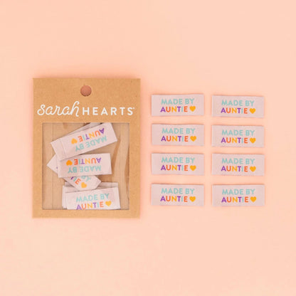 Sarah Hearts - Made by Auntie Woven Labels - LP128