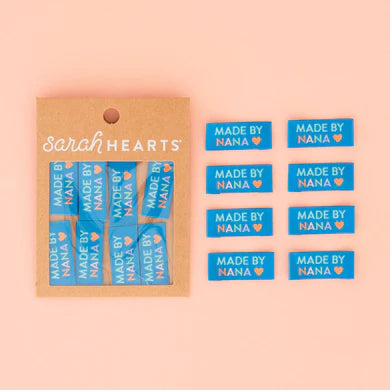 Sarah Hearts - Made by Nana Woven Labels - LP191