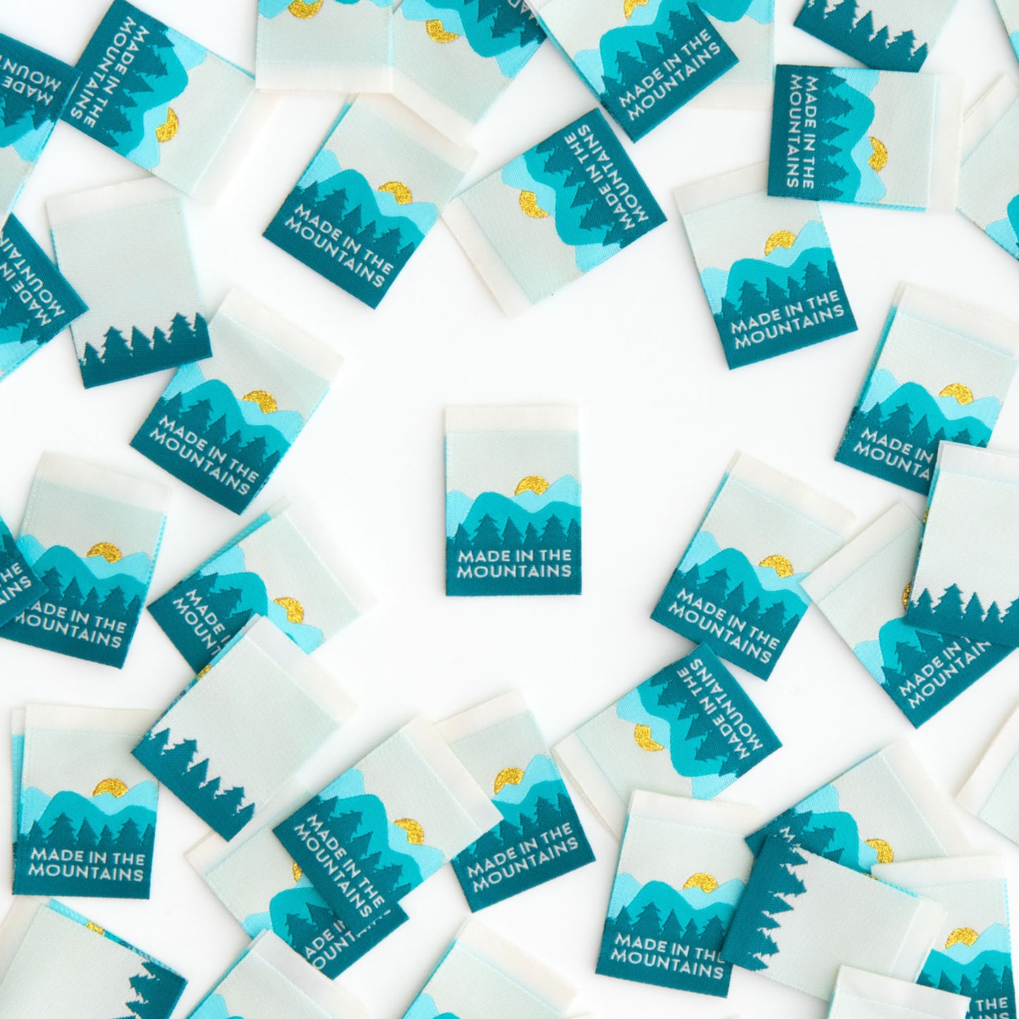 Sarah Hearts - Made in the Mountains - Sewing Woven Clothing Label Tags - LP120