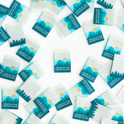 Sarah Hearts - Made in the Mountains - Sewing Woven Clothing Label Tags - LP120