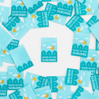 Sarah Hearts - Made in the Suburbs - Sewing Woven Clothing Label Tags - LP135