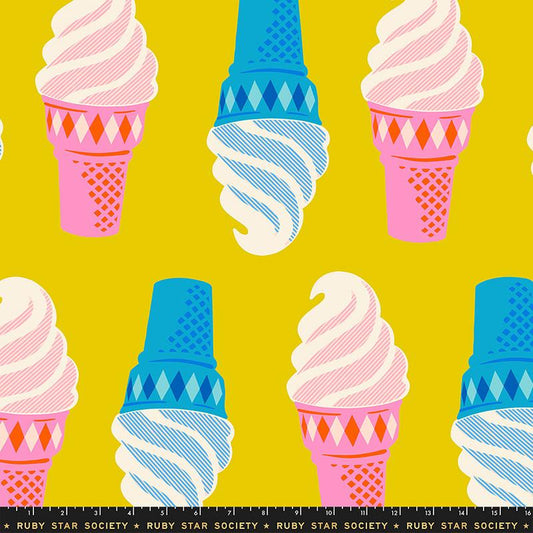 Sparkle Mart - Cake Cone in Golden Hour 108" - Melody Miller - RS0124 13 - Half Yard (Preorder)