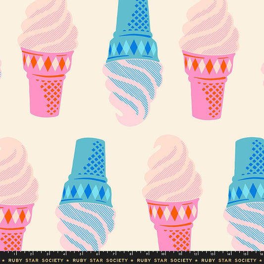 Sparkle Mart - Cake Cone in Natural 108" - Melody Miller - RS0124 11 - Half Yard (Preorder)