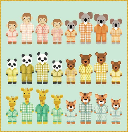Pajama Party pattern cover by Patterns By Elizabeth Hartman