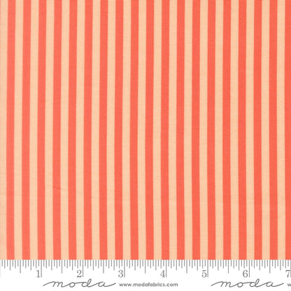 Popcorn Stripe in Coral - by Elizabeth Hartman for Moda (Preorder)