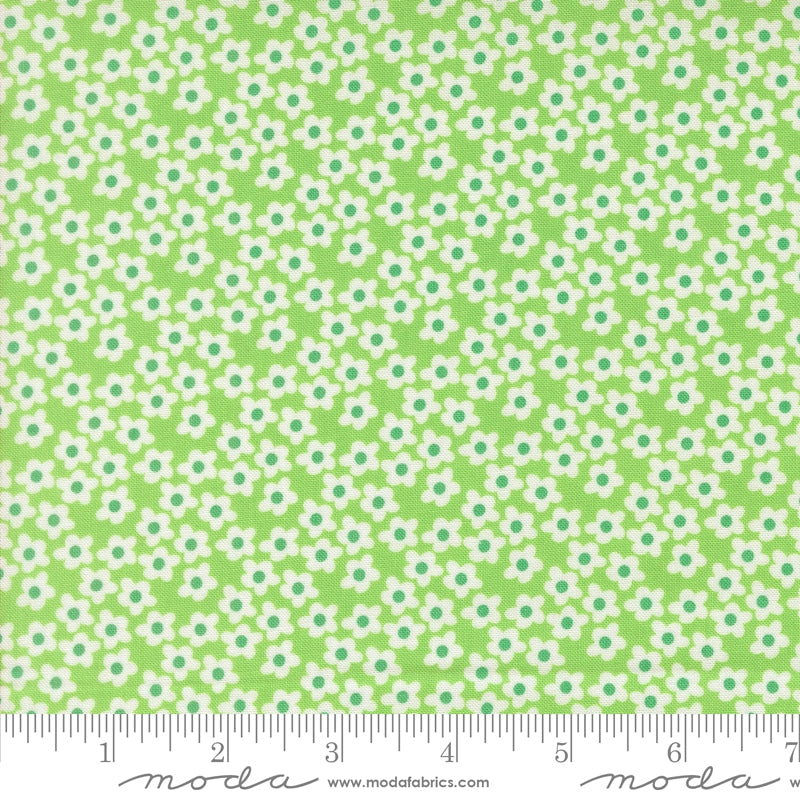 Popcorn Flowers in Mint - by Elizabeth Hartman for Moda (Preorder)
