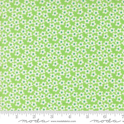 Popcorn Flowers in Mint - by Elizabeth Hartman for Moda (Preorder)