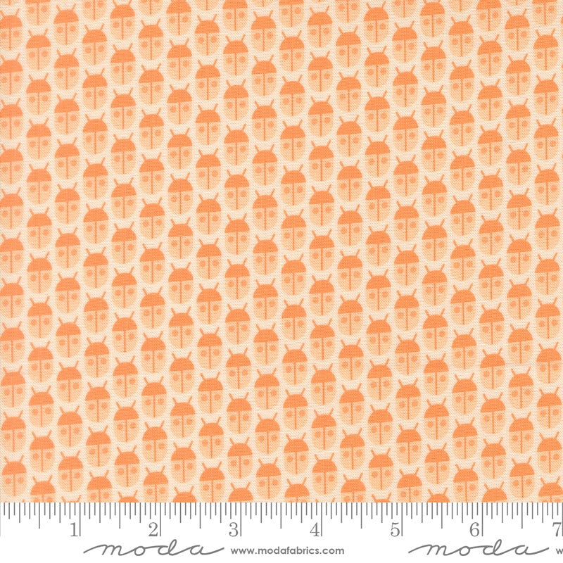 Popcorn Little Bugs in Peach - by Elizabeth Hartman for Moda (Preorder)