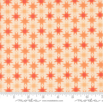 Popcorn Ribbon Stars in Peach - by Elizabeth Hartman for Moda (Preorder)