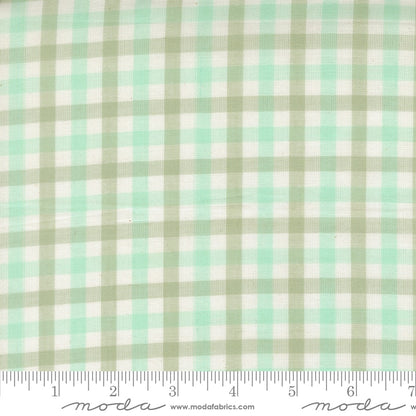 Popcorn Wovens Checks and Plaids in Aqua - by Elizabeth Hartman for Moda (Preorder)