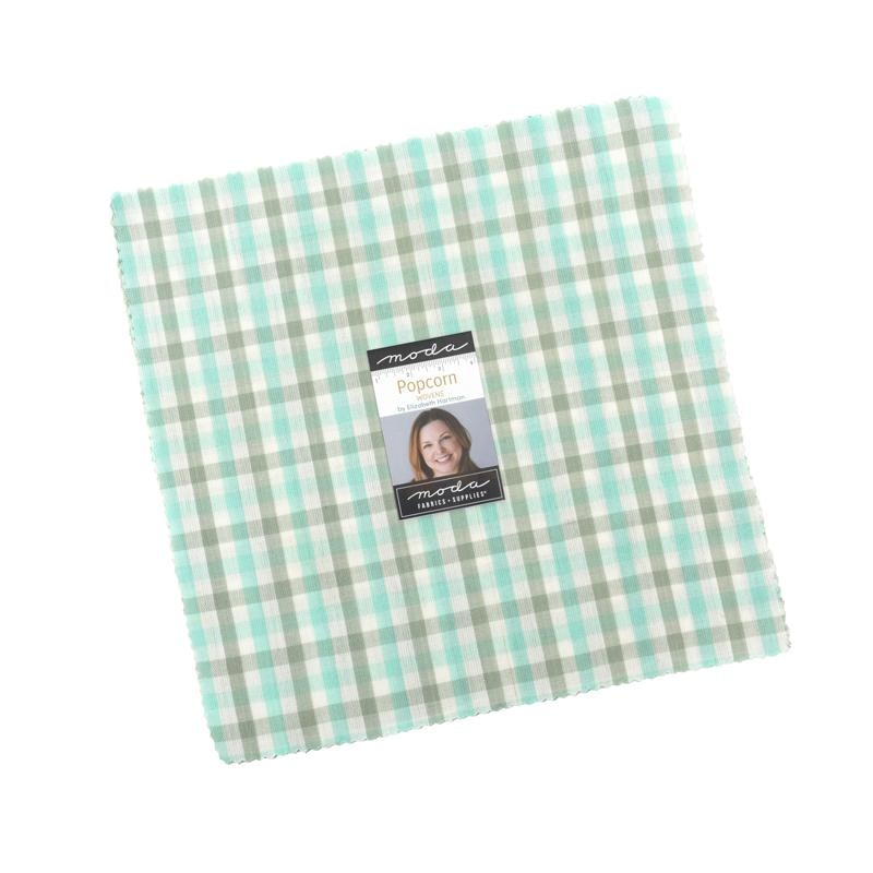 Moda's Popcorn Wovens Layer Cake by Elizabeth Hartman. 42 squares of cotton quilting fabric. SKU 51285LC.