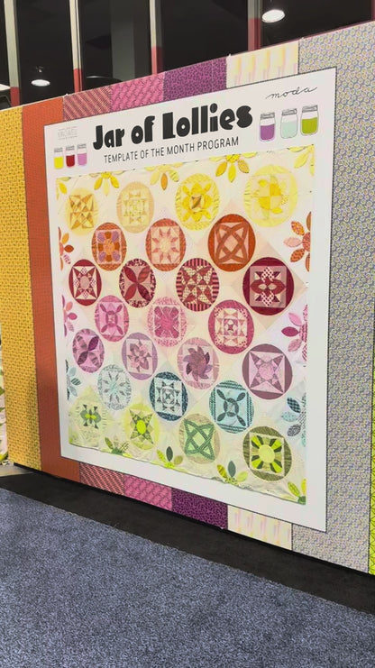 Jar of Lollies Block of the Month, by Jen Kingwell