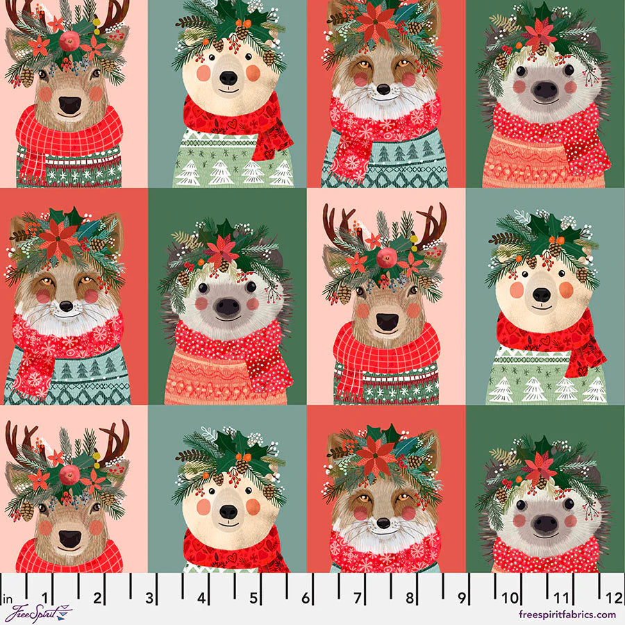 Christmas Squad - Multi - Mia Charro - PWMC011.MULTI - Half Yard