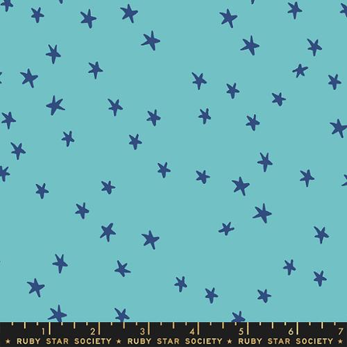 PREORDER - Starry - 108" Wideback in Turquoise - RS4111 43 - Half Yard