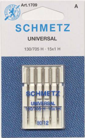 Schmetz 80/12 Universal Needle, 5 pack