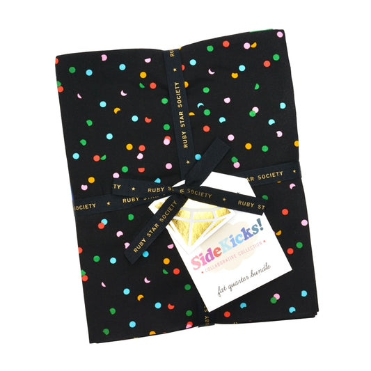 Moda's Sidekicks Fat Quarter Bundle by Ruby Star Society's Ruby Star Society. 40 fat quarters of cotton quilting fabric, 18 in x 21 in, SKU RS5218FQ.