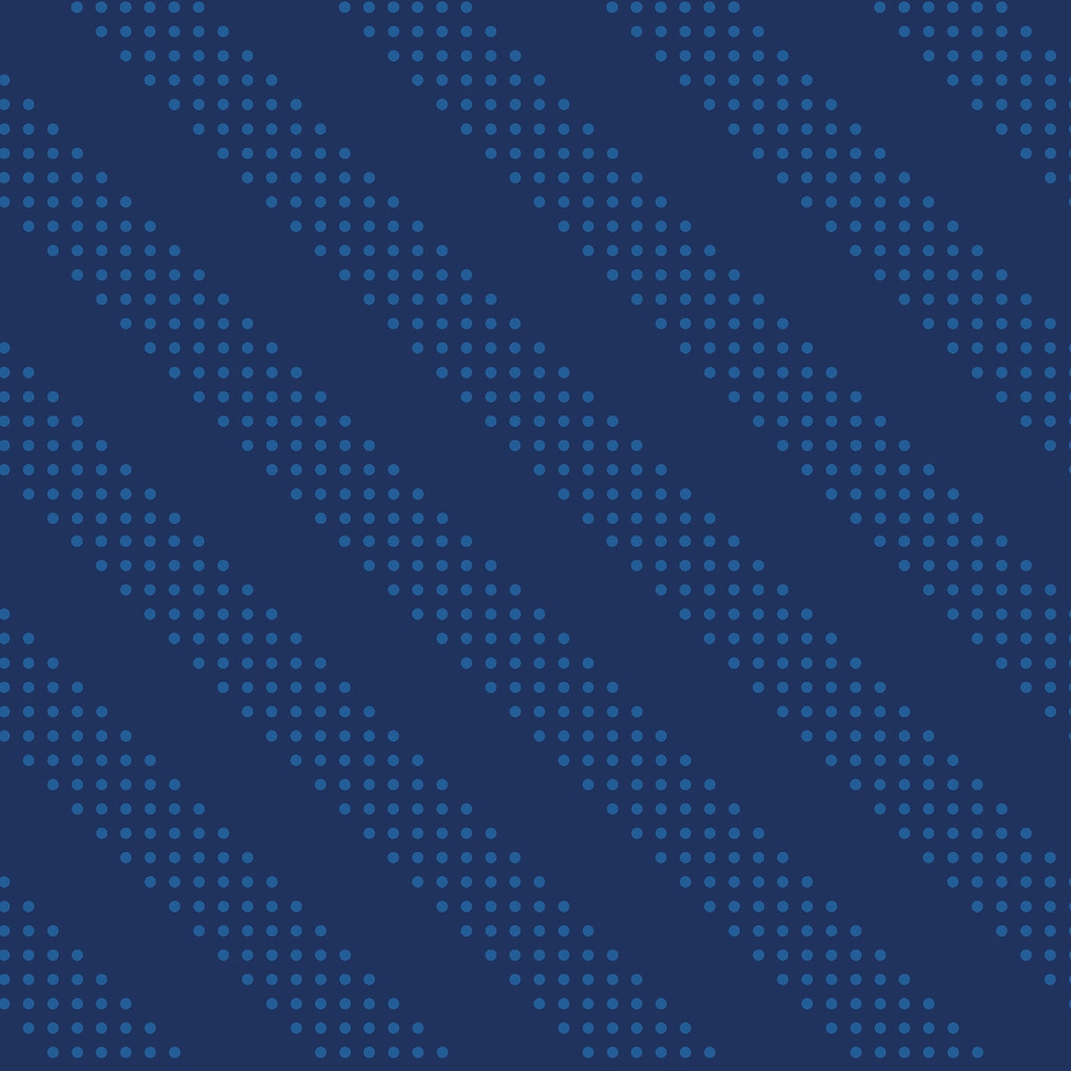 Moda's navy diagonal dotted stripes cotton quilting fabric with bright blue dots. Sidekicks by Ruby Star Society's Ruby Star Society.