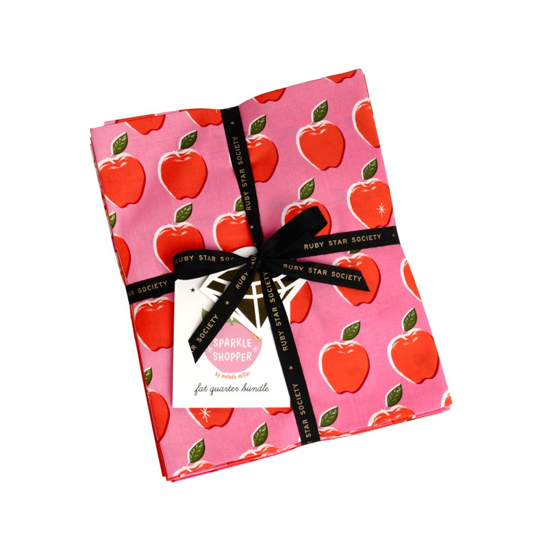 Moda's Sparkle Shopper Fat Quarter Bundle by Ruby Star Society's Melody Miller. 27 fat quarters of cotton quilting fabric