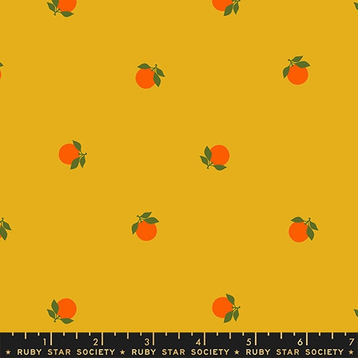 Sparkle Shopper - Tangerines in Goldenrod - by Ruby Star Society (Preorder)