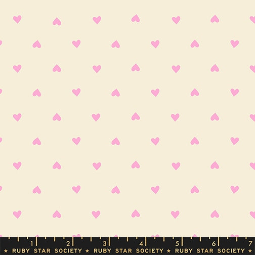 Sparkle Shopper - Hearts in Light Neon Pink - by Ruby Star Society (Preorder)