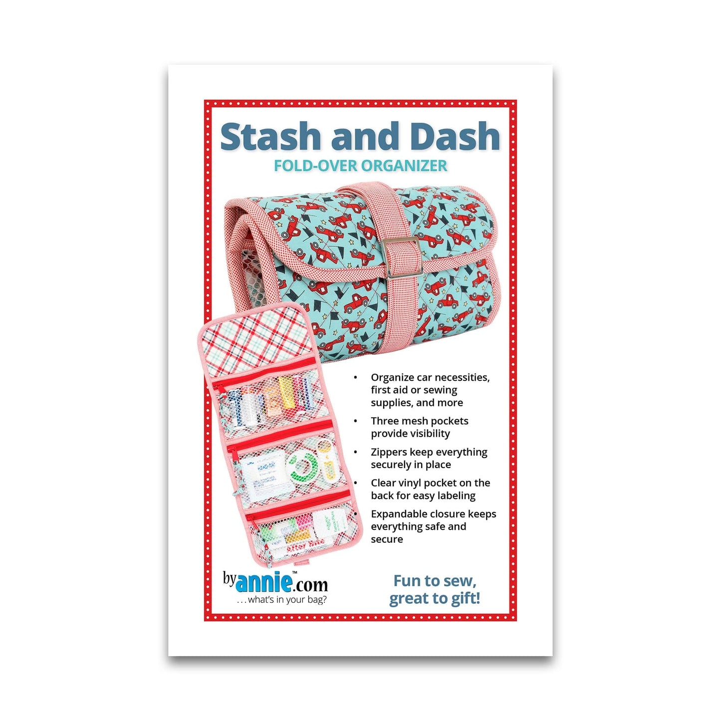 Stash and Dash - Pattern by By Annie - Paper Pattern - PBA245