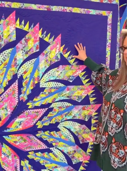 Tide Flower Block of the Month (Quiltworx + Floral Reef)