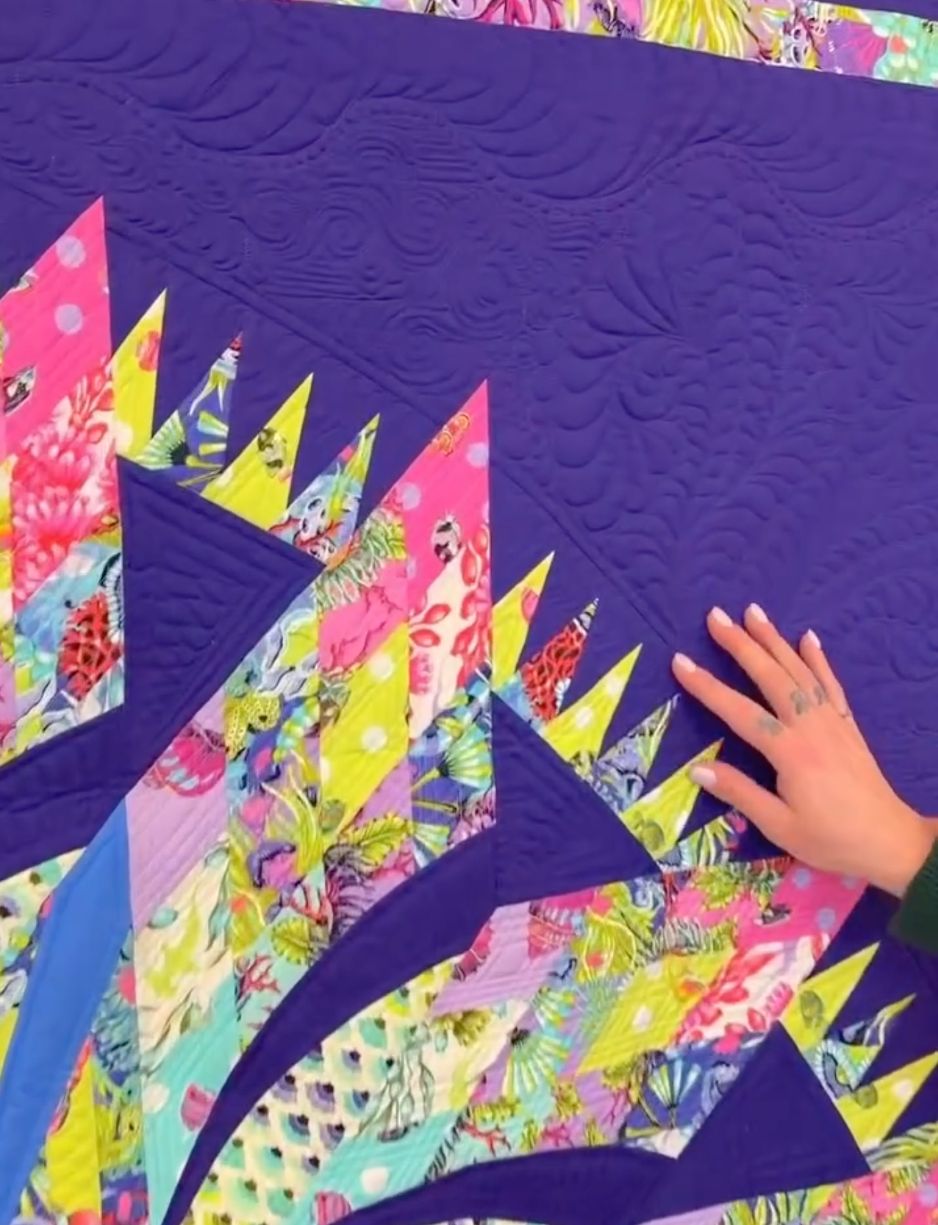 Tide Flower Block of the Month (Quiltworx + Floral Reef)