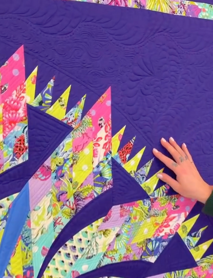 Tide Flower Block of the Month (Quiltworx + Floral Reef)