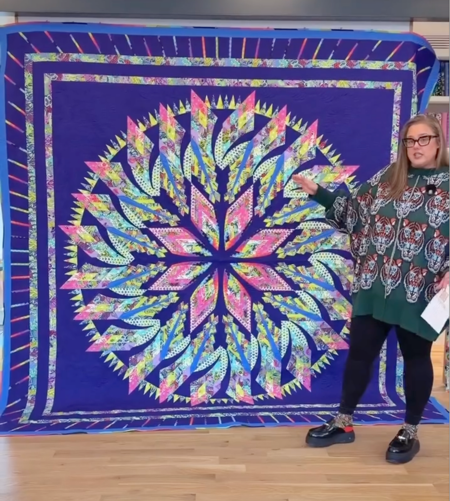 Tide Flower Block of the Month (Quiltworx + Floral Reef)