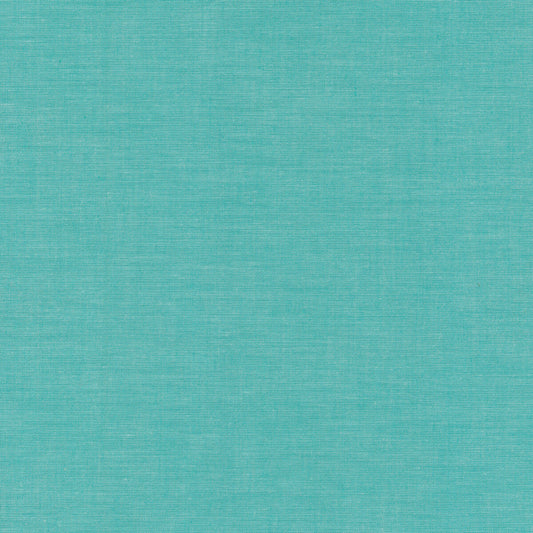 Tilda Basics - Chambray Solids - Aqua - 160032 - Half Yard