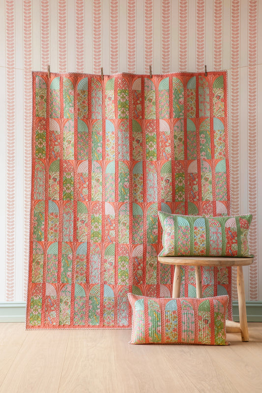 Garden View Quilt Kit {Coral} - Songbird Collection by Tilda Fabrics (Preorder)