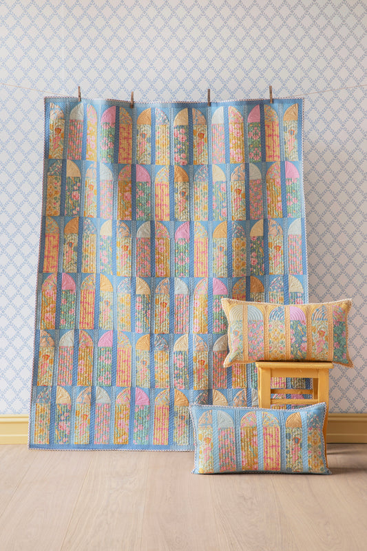 Garden View Quilt Kit {Blue} - Songbird Collection by Tilda Fabrics (Preorder)