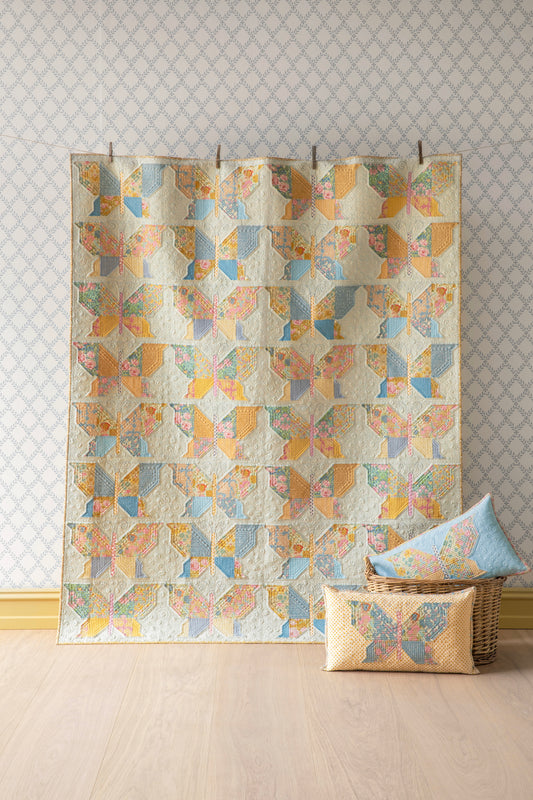 Butterflies Quilt Kit {Light Blue} - Songbird Collection by Tilda Fabrics (Preorder)