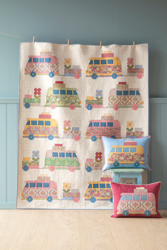 Campervan Quilt Kit {Putty White} - Wallflower Collection by Tilda Fabrics
