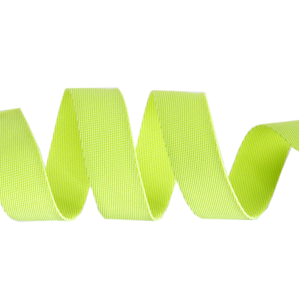 Renaissance Ribbons - 1" Neon Webbing in Moonbeam - One Yard