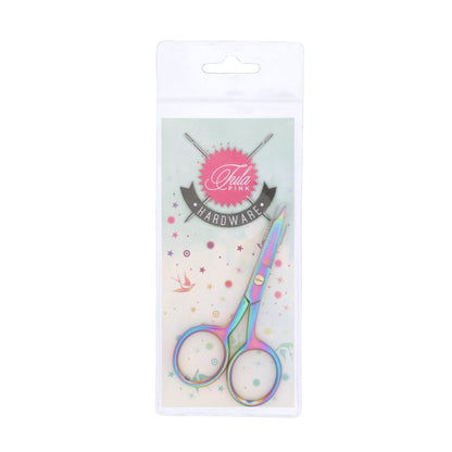Tula Pink Hardware - Micro Tip Large Ring Scissors - Tula Pink for Brewer Sewing - TP711T