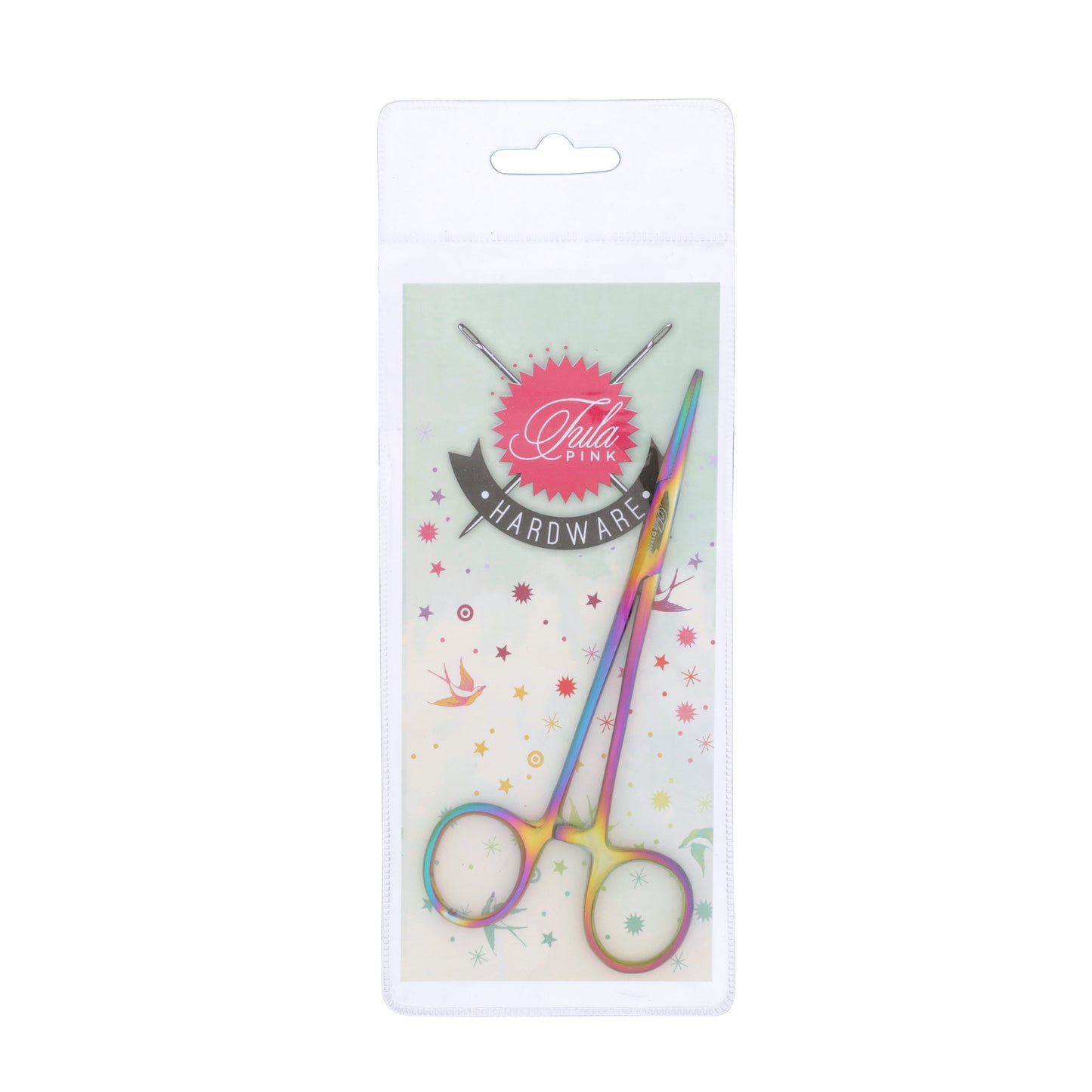 Tula Pink Hardware - Hemostat with Arrow Point - Tula Pink for Brewer Sewing - TP805AP