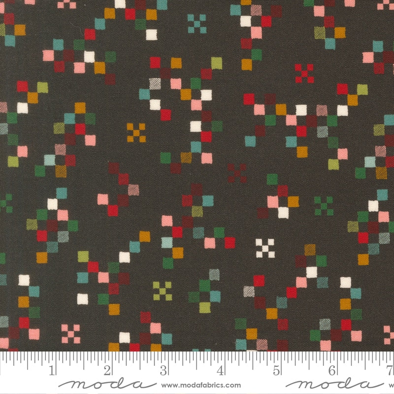Plaid Break Charcoal - Twinkle and Tinsel by Fancy That Design House for Moda - Half Yard Fabric (Preorder)