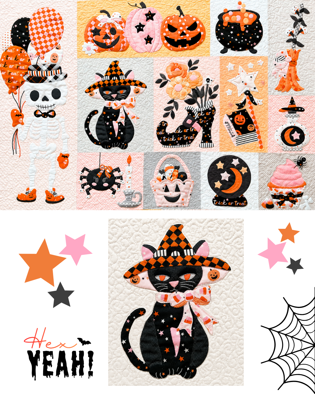 Hex Yeah Quilt Kit (Fabric Only) (Preorder)