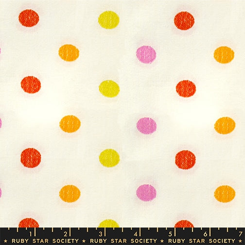 Warp Weft Daisy Days - Candy Dots Multi - by Ruby Star Society (Preorder)
