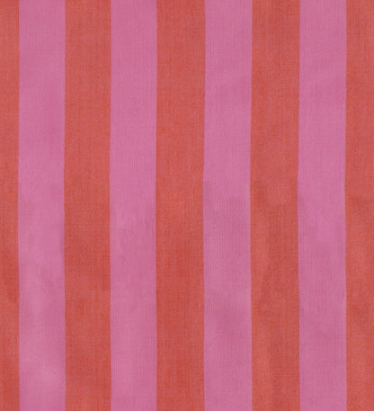 Moda's pink and coral vertical stripes cotton quilting fabric Warp Weft Daisy Days by Ruby Star Society's Alexia Abegg
