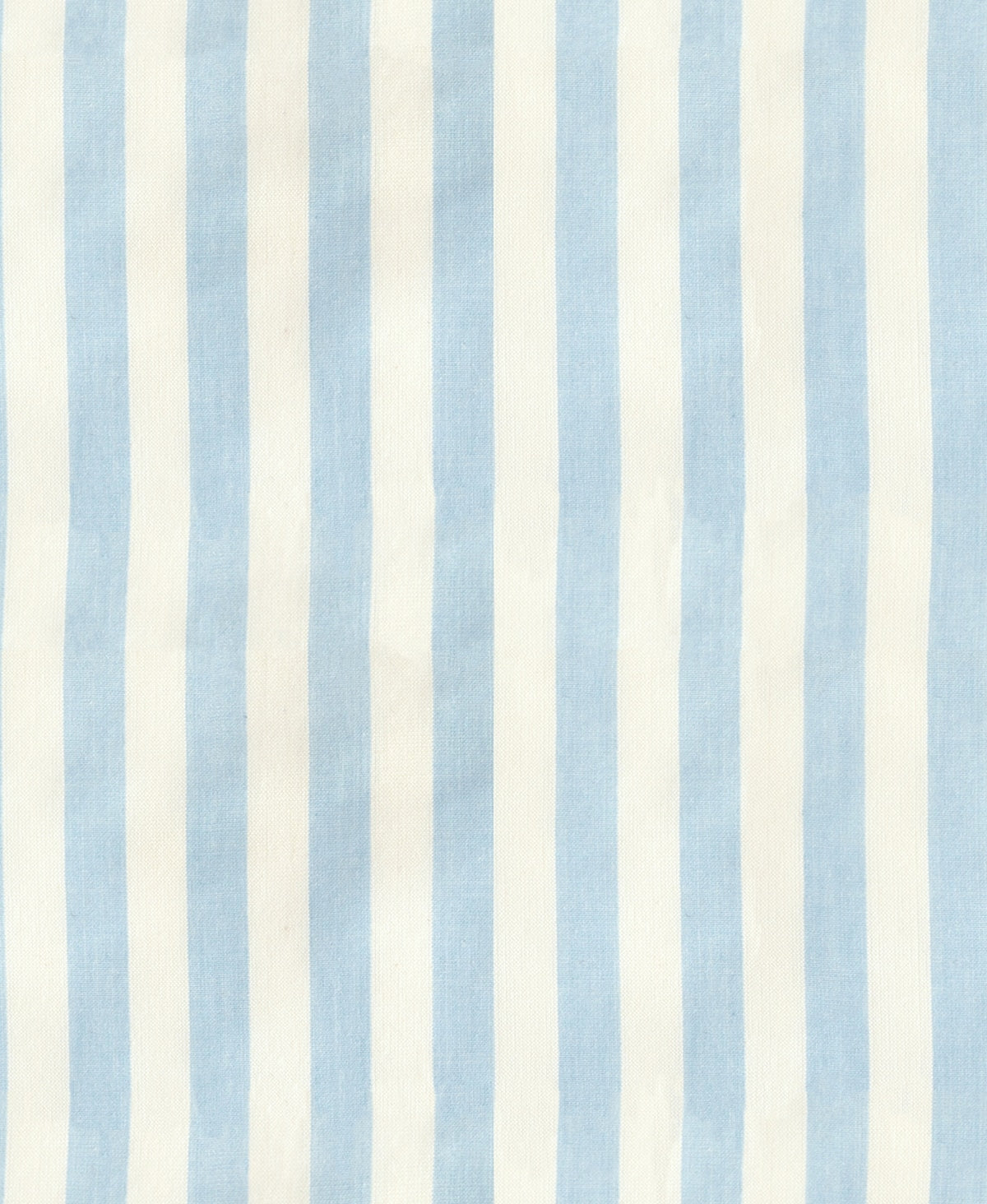 Moda's sky blue vertical stripes Warp Weft Daisy Days by Ruby Star Society's Alexia Abegg cotton quilting fabric with cream.