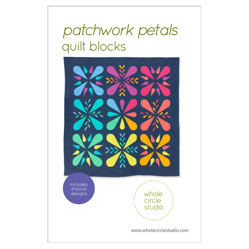 Patchwork Petal Quilt - WCS 018 - Printed Pattern