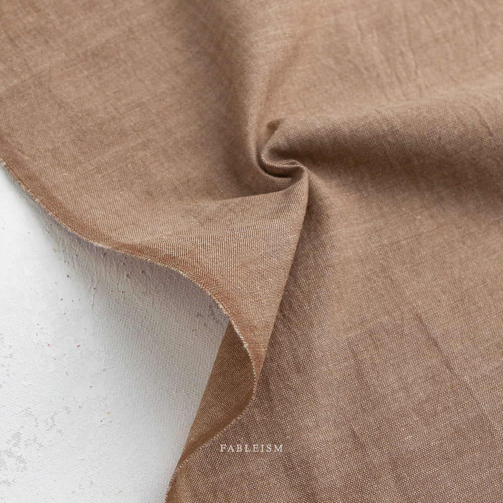 Watercolor Wovens - Watercolor Wovens in Teddy - Fableism Supply Co - WW-130-TEDDY - Half Yard