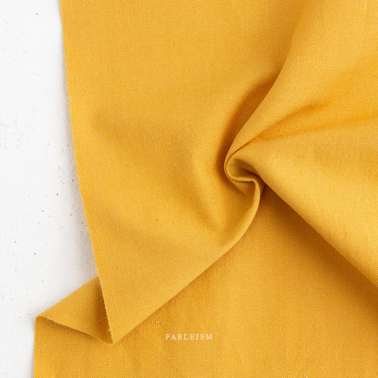 Watercolor Wovens - Watercolor Wovens in Mustard - Fableism Supply Co - WW-180-MUSTARD - Half Yard