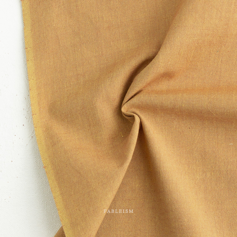 Watercolor Wovens - Watercolor Wovens in Ochre - Fableism Supply Co - WW-190-OCHRE - Half Yard