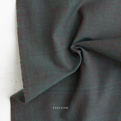 Watercolor Wovens - Watercolor Wovens in Peacock - Fableism Supply Co - WW-270-PEACOCK - Half Yard