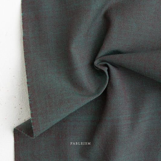 Watercolor Wovens - Watercolor Wovens in Peacock - Fableism Supply Co - WW-270-PEACOCK - Half Yard
