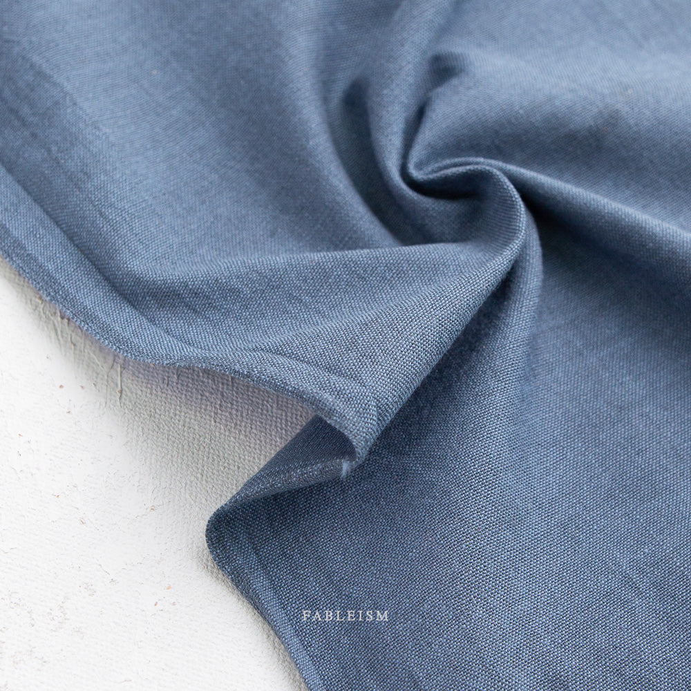 Watercolor Wovens - Watercolor Wovens in French Blue - Fableism Supply Co - WW-300-FRENCH BLUE - Half Yard